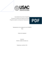 Plantilla para Informe de Investigación Acción 9a Cohorte