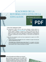 Implen. de La Reforma Educativa