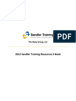 2012 Sandler Training Resources E-Book: The Ruby Group, LLC
