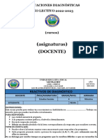 Evaluación Diagnóstica Uefsp 2022-2023