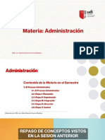Materia: Administración: Msc. Lic. Mario Marcelo Viveros Maidana