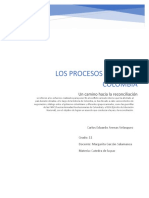 Los Procesos de Paz en Colombia