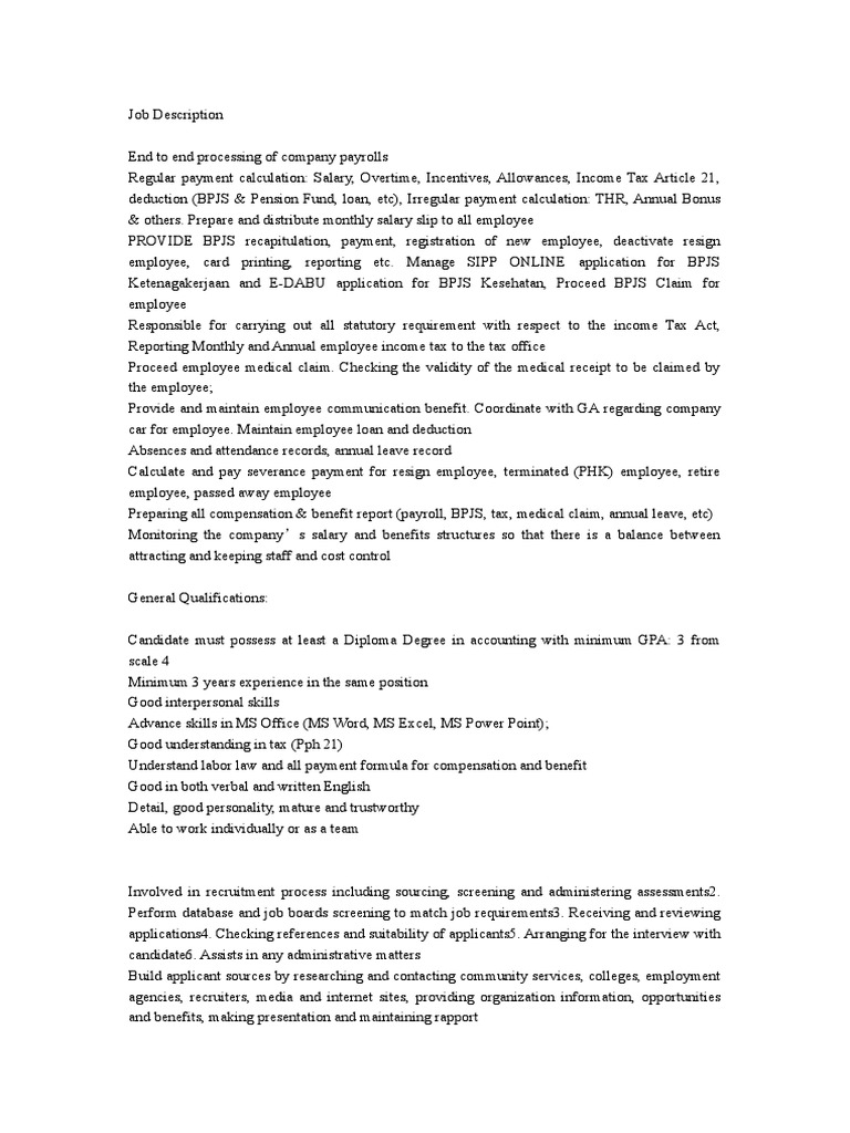 Document GA PDF Employment Salary