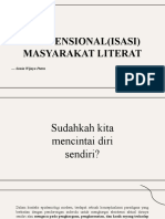 Konvensionalisasai Masyarakat Literat