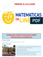 1era Clase de 2do Sec-Expresiones Algebraicas (12-10-2020)