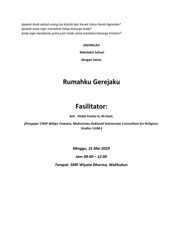 Poster Untuk Peserta | PDF