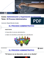 Semana 6-7 El Proceso Administrativo