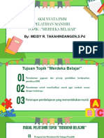 Aksi Nyata PMM Pelatihan Mandiri Topik Merdeka Belajar