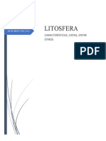 Litosfera - GEOGRAFÍA