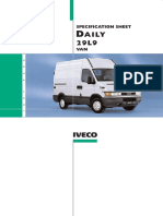 Iveco Daily Van 29l9v Specification Sheet
