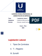 5° Legislaciób Laboral