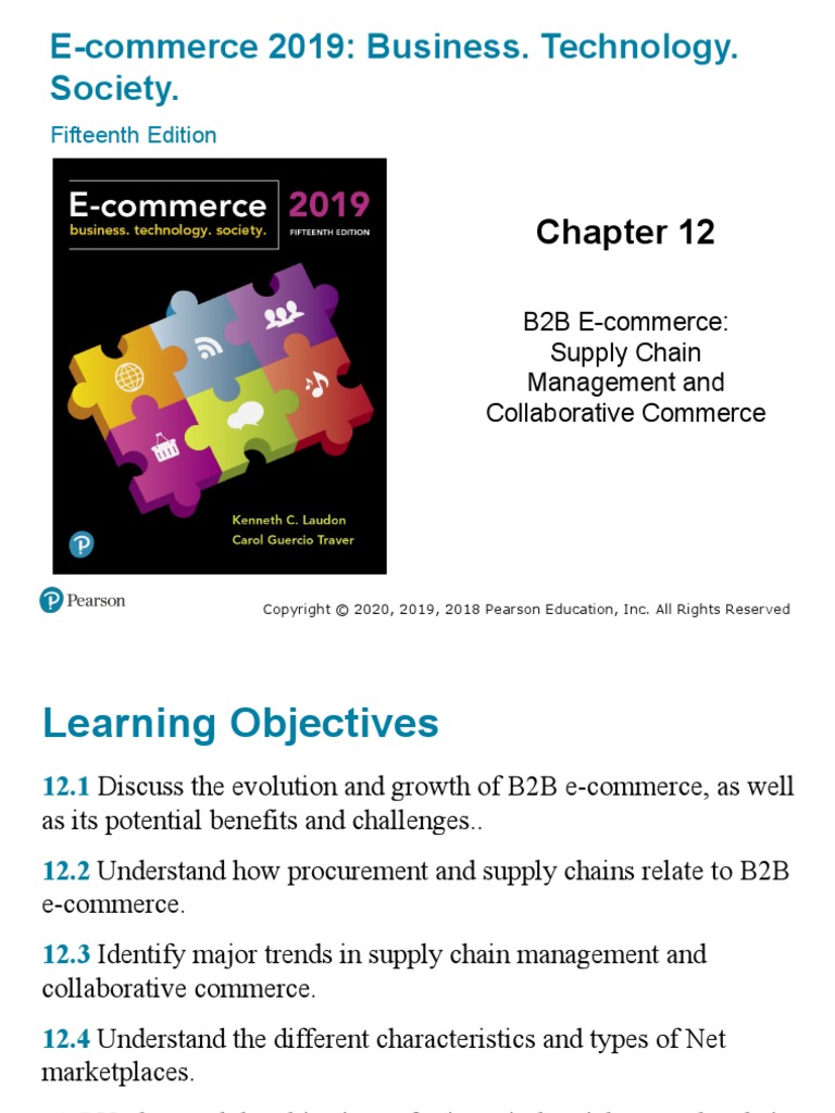 Chapter 12. B2B E Commerce Supply Chain Management and Collaborative ...