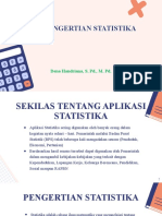 Pertemuan Ke-2 (Pengertian Statistika)