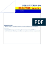 Matriz de Ajustes - Móvil Canales Remotos 10.06