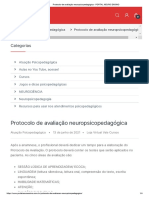 Protocolo de Avaliação Neuropsicopedagógica - PORTAL NEURO ENSINO