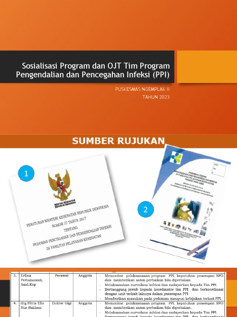 Sosialisasi program dan ojt tim program pengendalian dan pdf