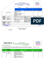 Rubrica Matematicas 8