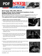 SkyJacker Dodge SKDGEB1 Install Manual