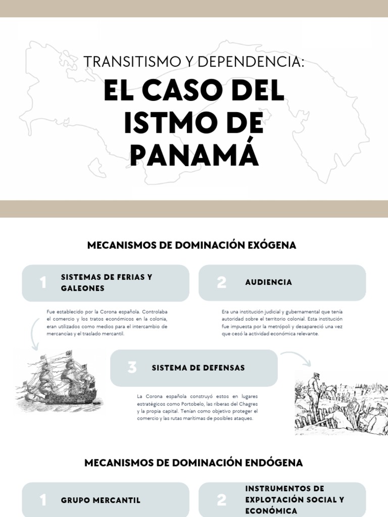 El Caso Del Istmo De Panama Pdf Panamá Comercio