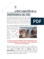 28 de Julio - Día de La Independencia Del Perú
