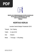 Contoh Kertas Kerja Lawatan Ke Langkawi