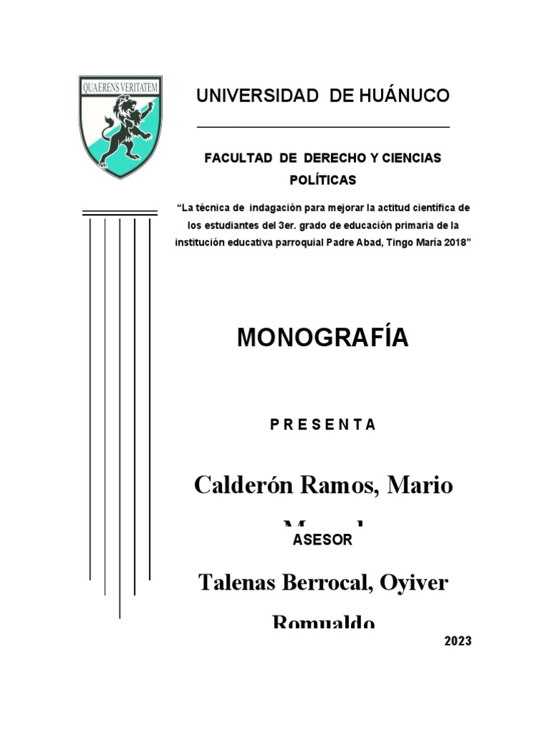 Monografia de Sociologia NyM | PDF | Aprendizaje | Enseñando