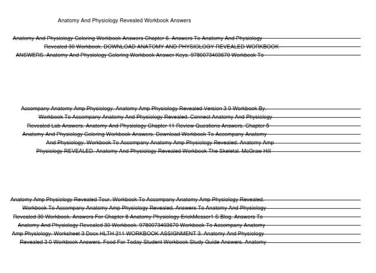 MCGRAW HILL CONNECT ANATOMY AND PHYSIOLOGY ANSWER KEY CHAPTER 1 visual data 2