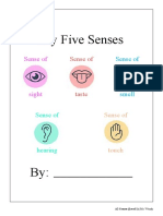4 8. My Five Senses Booklet