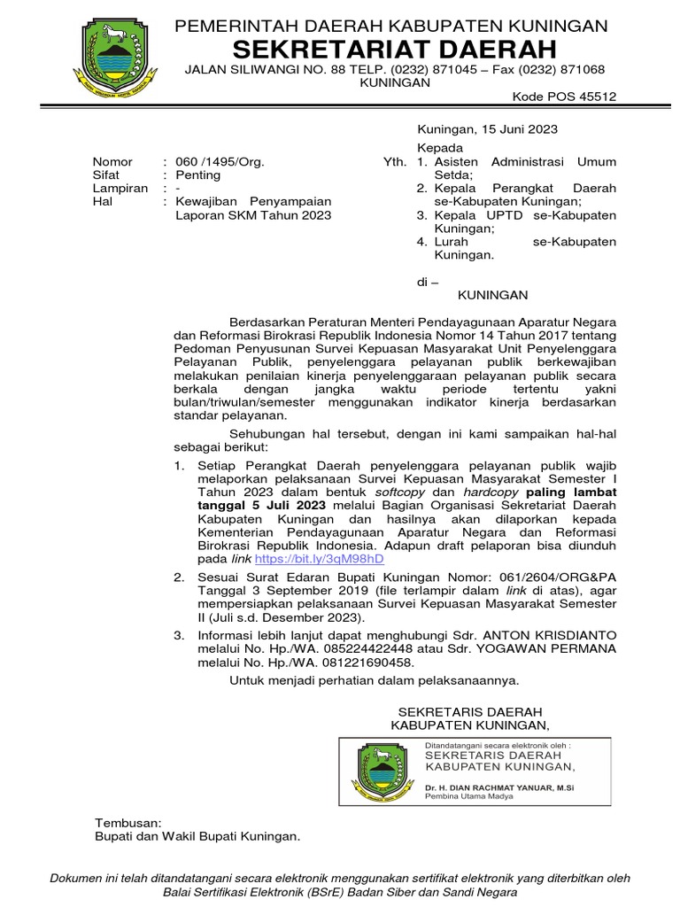 Surat Pemberitahuan SKM 2023 Signed Signed Signed Signed | PDF