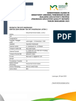 Form Biodata Peserta TIM Lamongan