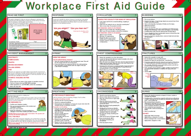 Workplace First Aid | PDF | First Aid | Injury