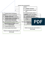 Horario para Reforzamiento