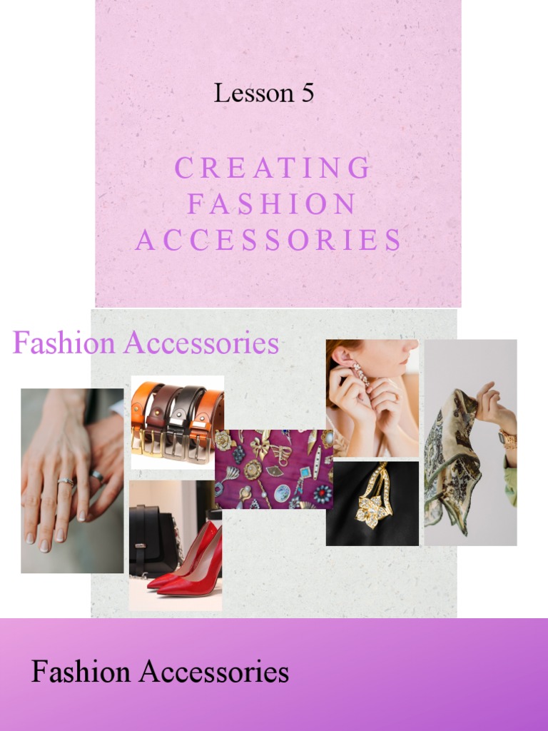 Creating Fashion Accessories PDF Jewellery Fashion Accessories
