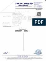 NABL Density Certificate For Nitrile Rubber Tube Insulation For Hvac