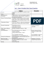 Technical Submittal Armaflex Class O Plain-Sheets & Tubes