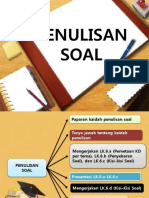 Kaidah Penulisan Soal