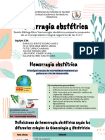 Sesion Bibliografica. Hemorragia Obstetrica