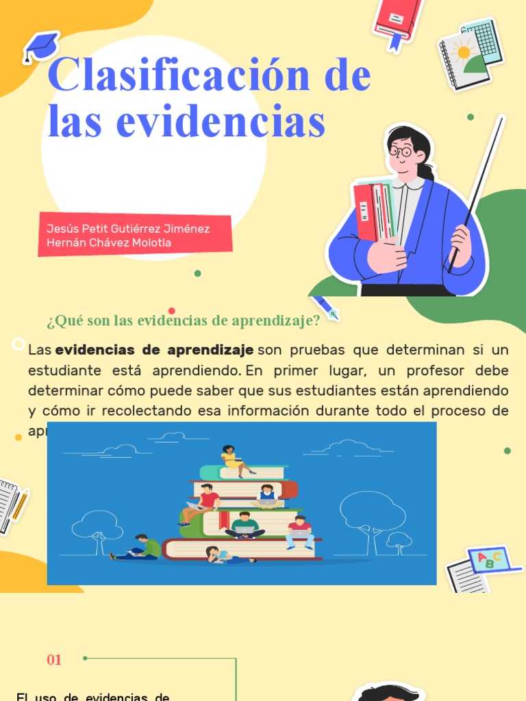 Clasificación de Las Evidencias v2 | PDF | Aprendizaje | Evaluación