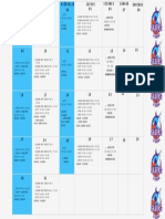 Calendario Enero Varones