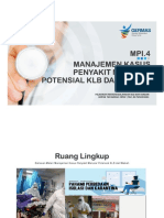 MPI.4. Manajemen Kasus Penyakit Menular Potensial KLB Dan Wabah - Dora