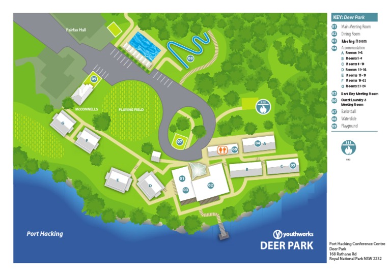 Deer Park Site Map 2020