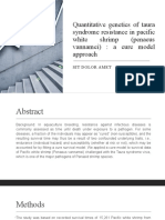 Quantitative Genetics of Taura Syndrome Resistance in Pacific