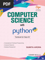 Python Class 11 Full Book Sumita Arora Good Quality Print | PDF
