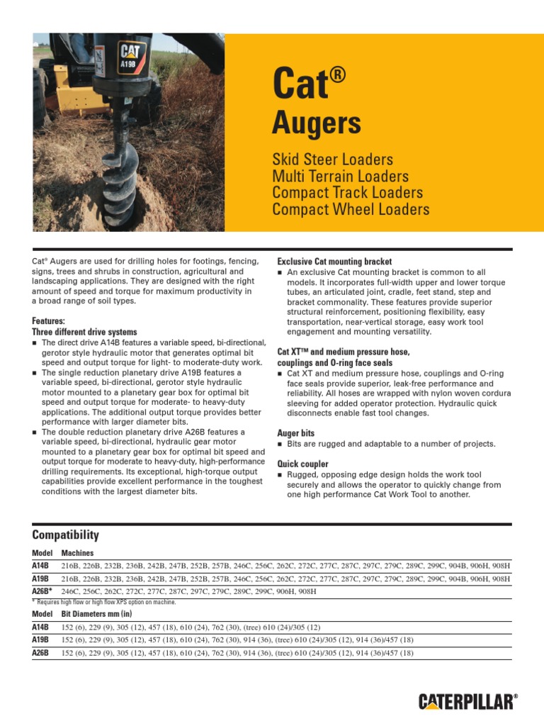 Augers - AEHQ5829-01 08-08 | Download Free PDF | Loader (Equipment ...