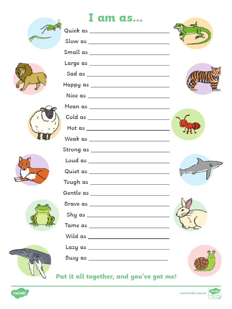 Au L 034 Simile Worksheet Ver 2 PDF