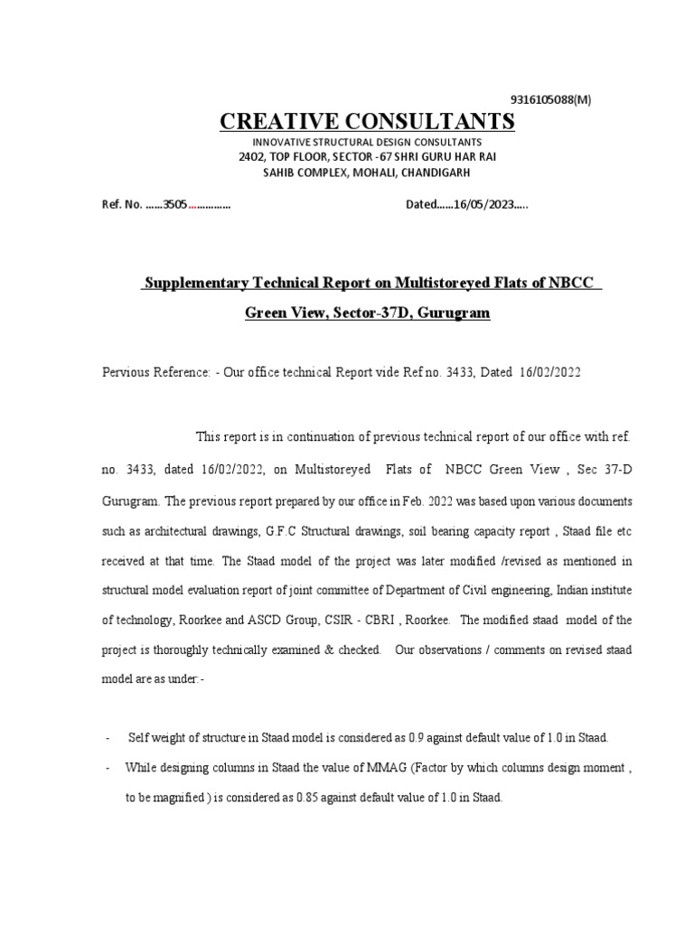 New 03 NBCC GREEN VIEW PDF Beam (Structure) Building Engineering