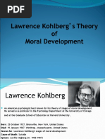 Kolhberg Moral Devt Theory