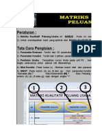 Matriks Kualitatif Peluang Usaha