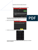 Setting Network Video Recording 128 Channel