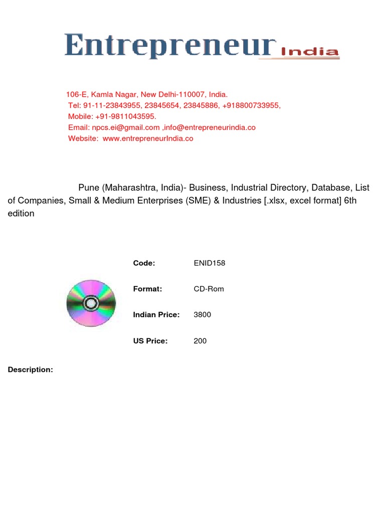 Pune - Maharashtra India - Business Industrial Directory Database List ...